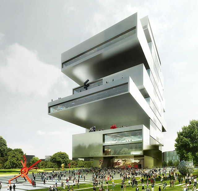 Проект-победитель конкурса на новое здание ГЦСИ. Бюро Heneghan Peng Architects